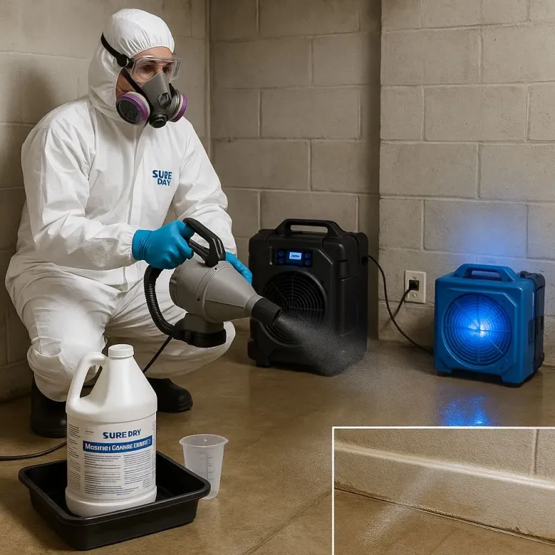 Sanitization and Odor Removal process in Chesterbrook, PA